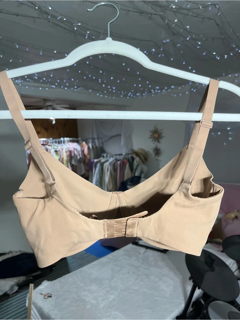 NEW Skims Fits Everybody UNLINED DEMI BRA 32DDD Clay ? Smoothing Underwire Nude - Picture 2 of 14
